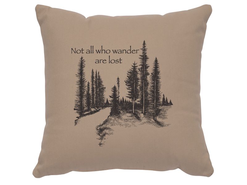 Image Pillow - Wander - Cotton Alabaster 1