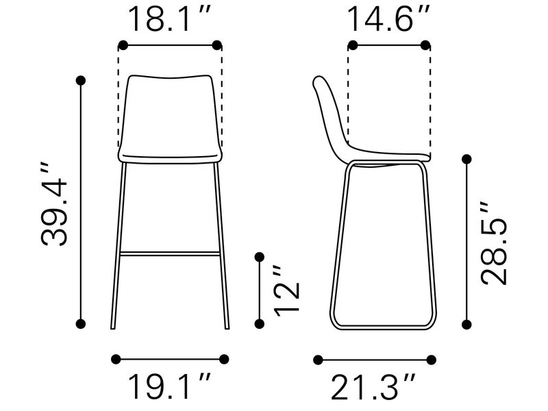 Smart Barstool Black 12