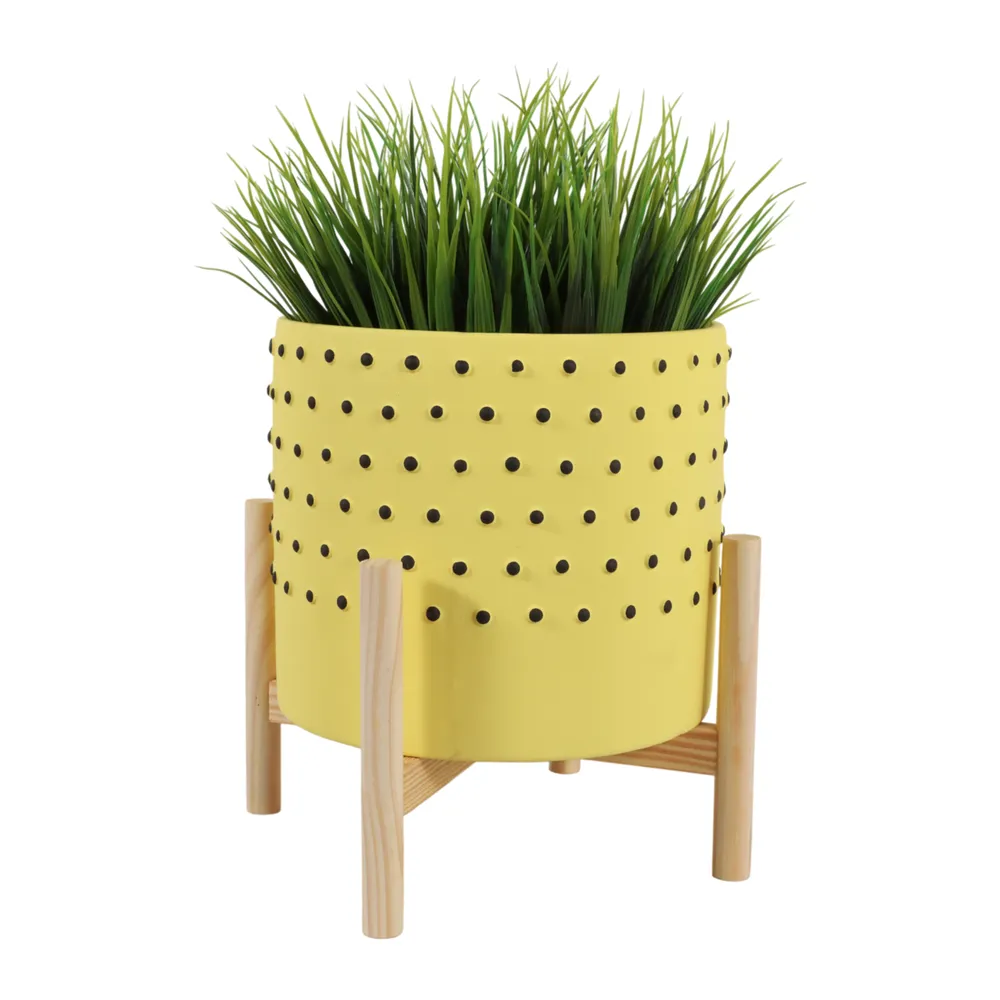 COLECREST YELLOW PLANTER 11 (IN)