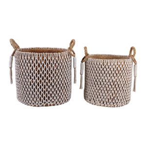 DUNCANLAND SET OF 2 BROWN STORAGE 24 (IN) 1