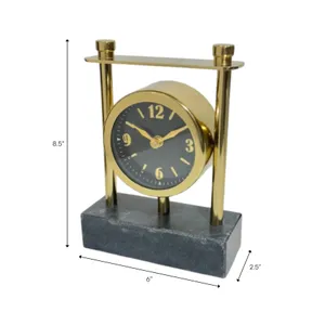 GRANGERBROOK GOLD CLOCK 9 (IN) 9