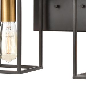 Cloe 16'' Wide 2-Light Vanity Light - Matte Black 4