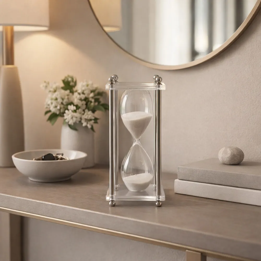 GARNETTMILL CLEAR HOURGLASS 7 (IN)