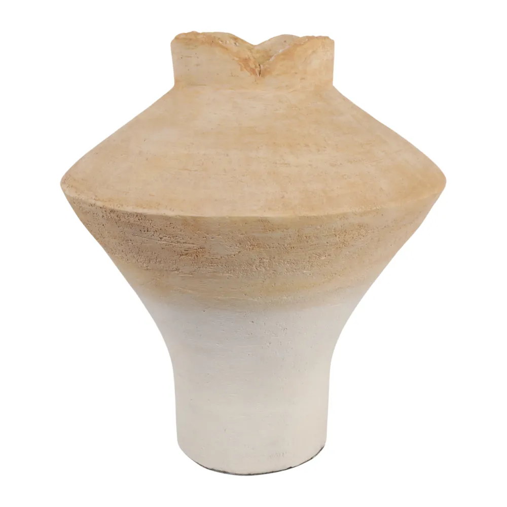 ELDERSHAW WHITE VASE 18 (IN)