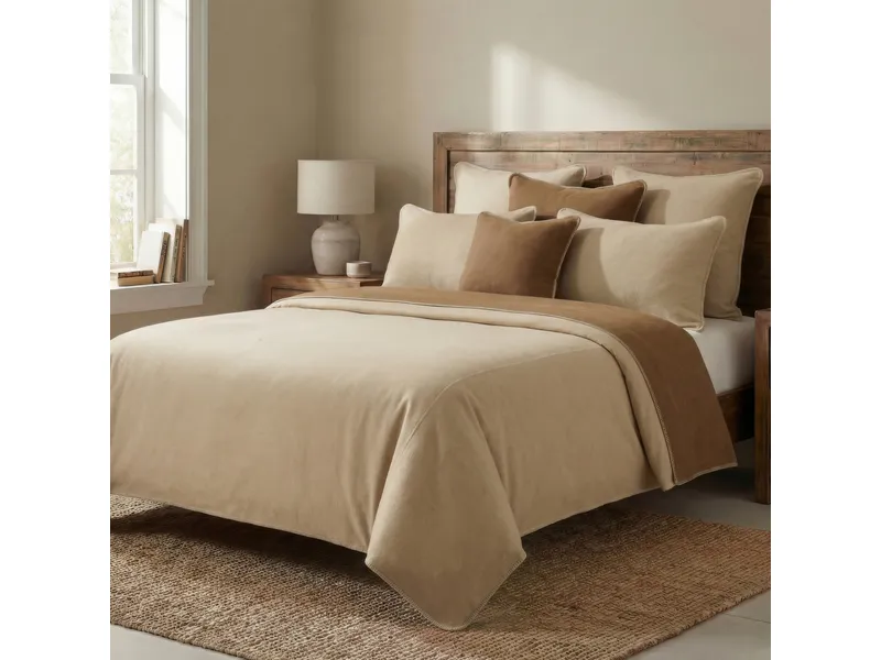 Solid Crème - Bedspread - Full/Queen - 88x92 1