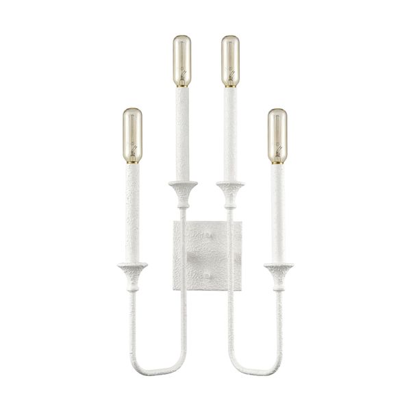 Edward 33'' High 4-Light Sconce - Matte White