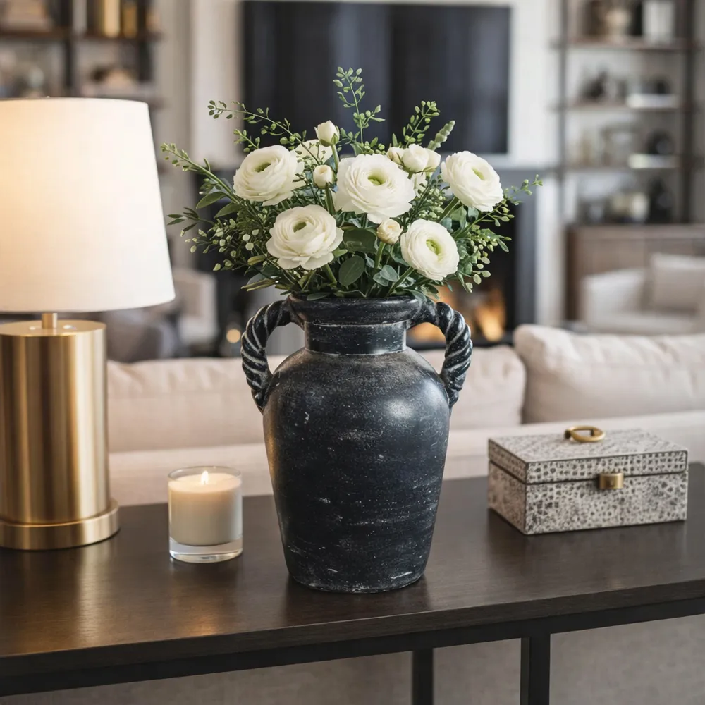 CLOVERWIND BLUE VASE 12 (IN)