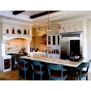 Chadwick 47'' Wide 3-Light Linear Chandelier - Antique Copper 8