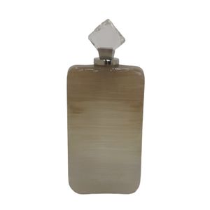 DAMIENMORE SET OF 2 TAN GLASS VASES 16 (IN) 3