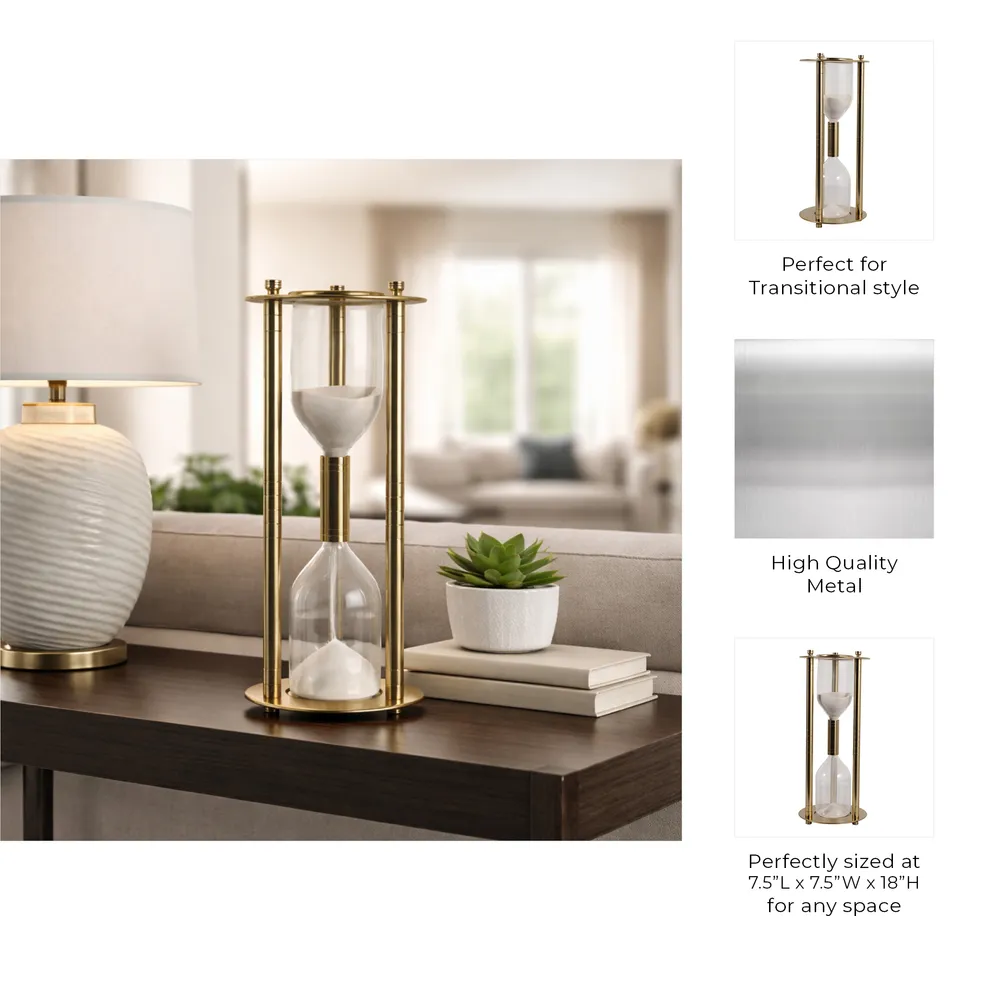 ELMWORTH GOLD HOURGLASS 18 (IN)