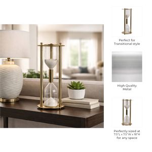 ELMWORTH GOLD HOURGLASS 18 (IN) 11