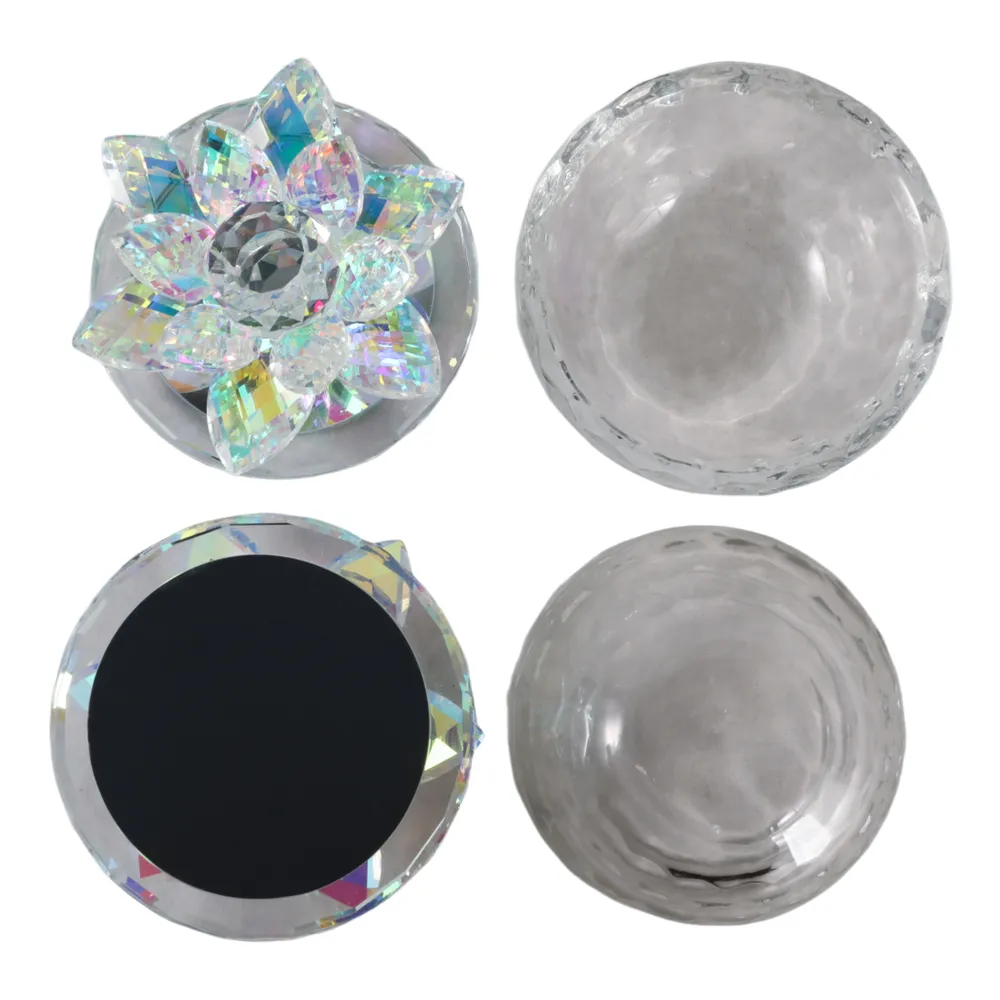 BAIRDCROSS SET OF 2 CLEAR BOXES 4 (IN)