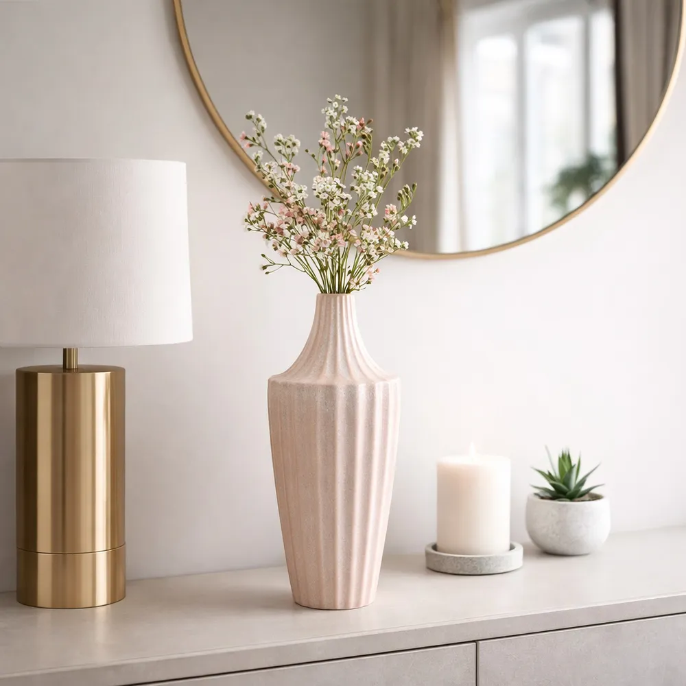 ALTON PINK VASE 16 (IN)