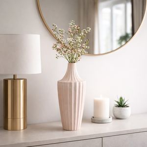 ALTON PINK VASE 16 (IN) 12