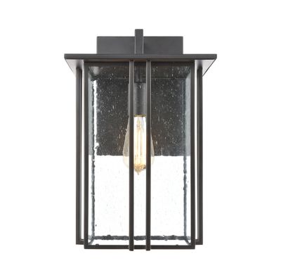 Radnor 16″ High 1-Light Outdoor Sconce - Matte Black