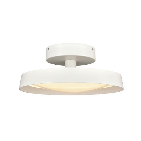 Nancy 13.75'' Wide LED Semi Flush Mount - Matte White