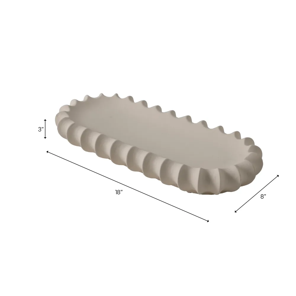 EMMONSVALE IVORY TRAY 3 (IN)