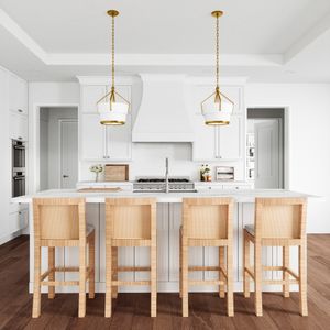 Marin 14'' Wide 1-Light Pendant - Satin Brass 6