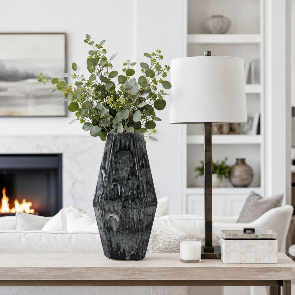EASTONBURN GREEN VASE 16 (IN)