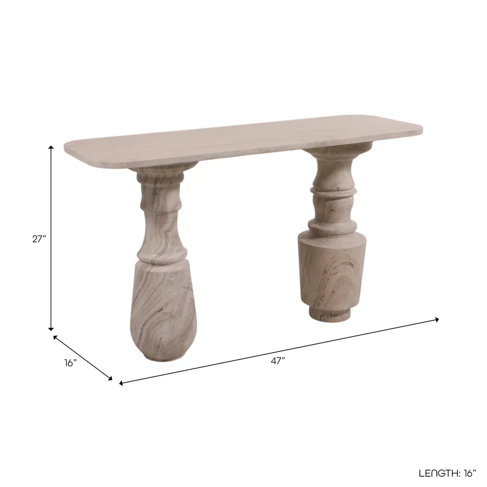 ALCOTTLAKE TAN CONSOLE 28 (IN)