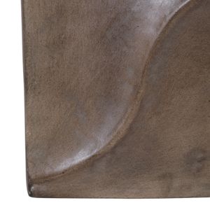 HESTONCROSS SET OF 4 BROWN WALL SCULPTURES 28 (IN) 6