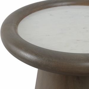 ELLERYWORTH BROWN TABLE 18 (IN) 7