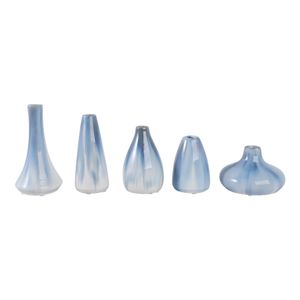 PAXTON SET OF 5 BLUE VASES 8 (IN) 5