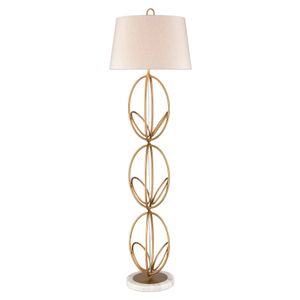 Morely 63'' High 1-Light Floor Lamp - Painted Gold 1