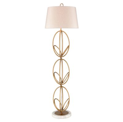 Morely 63″ High 1-Light Floor Lamp - Painted Gold