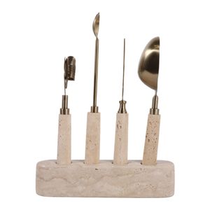 HEMMINGGATE SET OF 4 CREAM BAR ACCESSORIES 12 (IN) 4