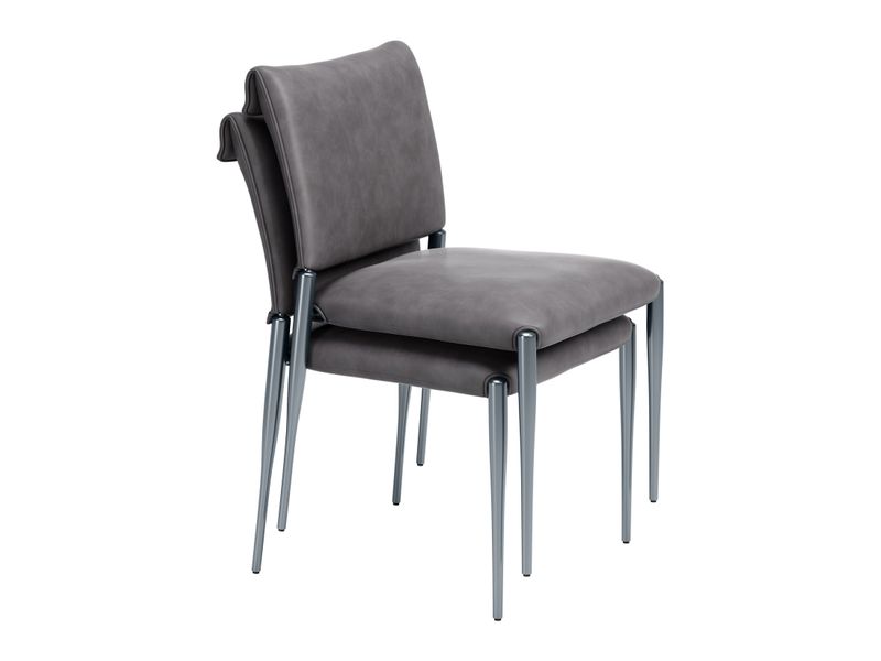 Freesia Dining Chair Charcoal Gray 8