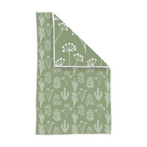 Herbs Green Eco Kitchen Tea Towel 4
