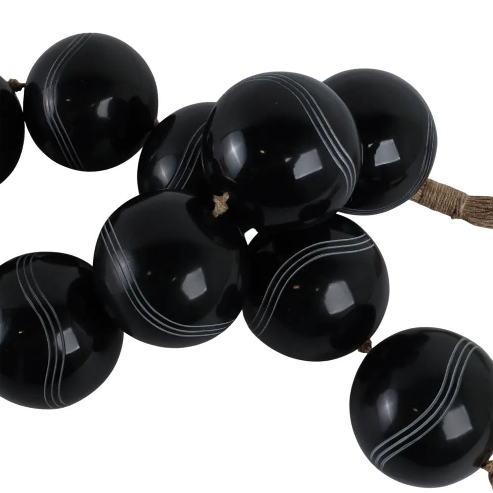 GORDONSTONE BLACK BEAD 3 (IN)
