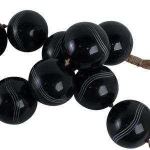 GORDONSTONE BLACK BEAD 3 (IN) 5