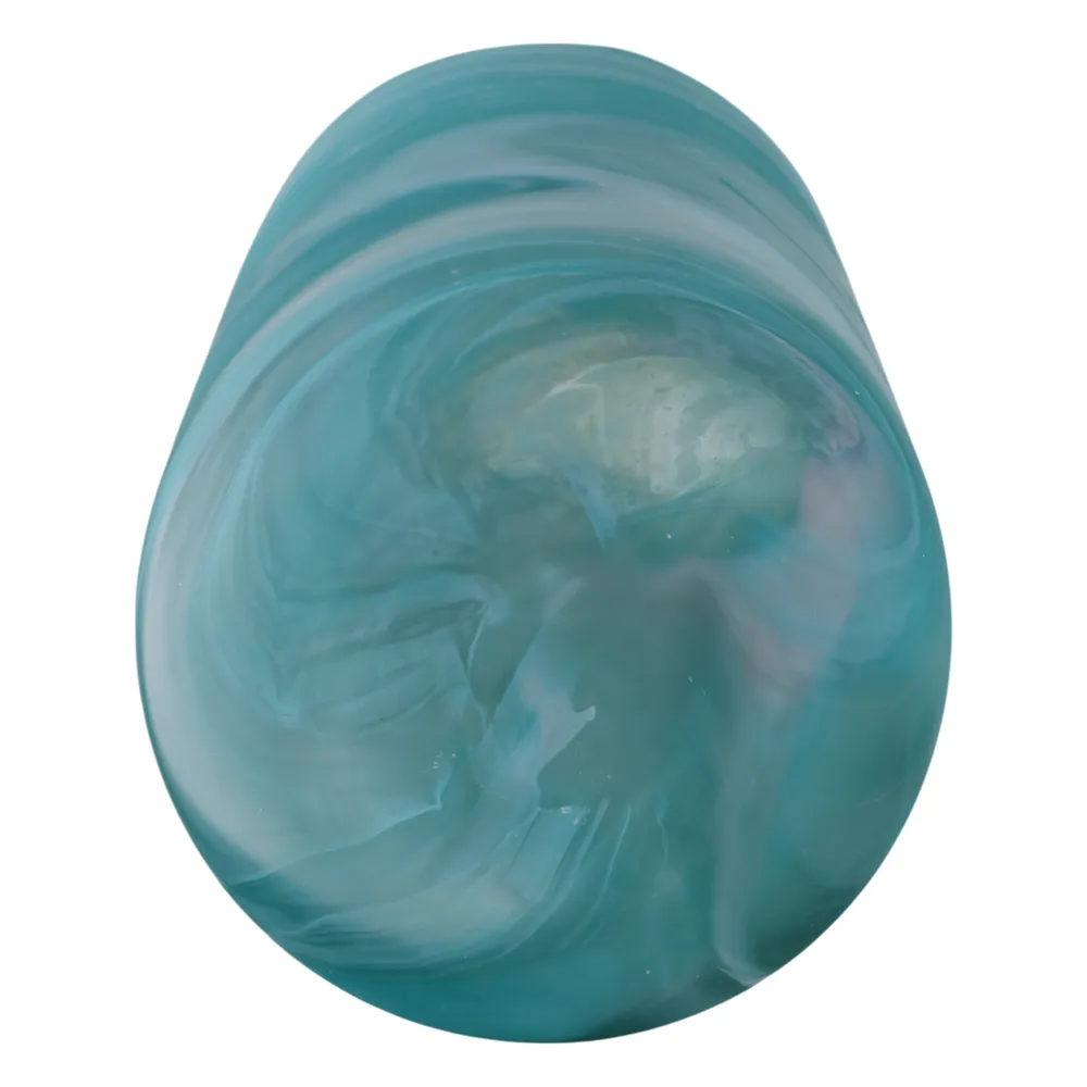 PARKERGROVE TURQUOISE GLASS VASE 15 (IN)