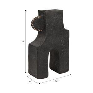 PAXTONWELL BLACK VASE 19 (IN) 10