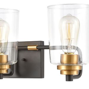 Robins 23'' Wide 3-Light Vanity Light - Matte Black 4