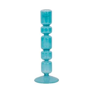 ISLE BLUE CANDLE HOLDER 10 (IN) 4