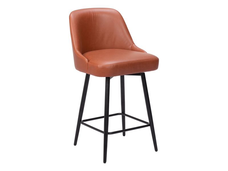 Keppel Swivel Counter Stool Brown 7