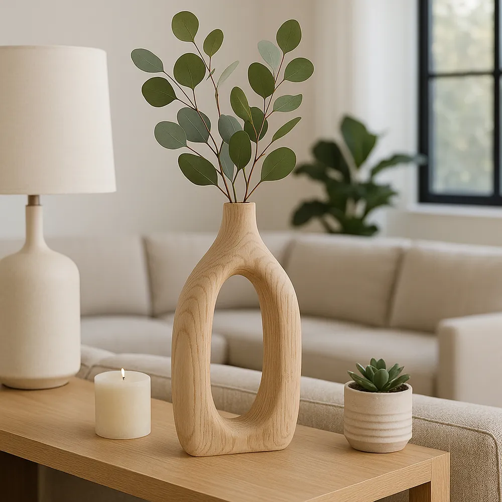 GRAYSONHAM BROWN VASE 14 (IN)