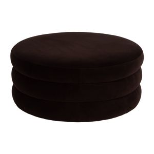 BLAKEGROVE BROWN OTTOMAN 17 (IN) 3
