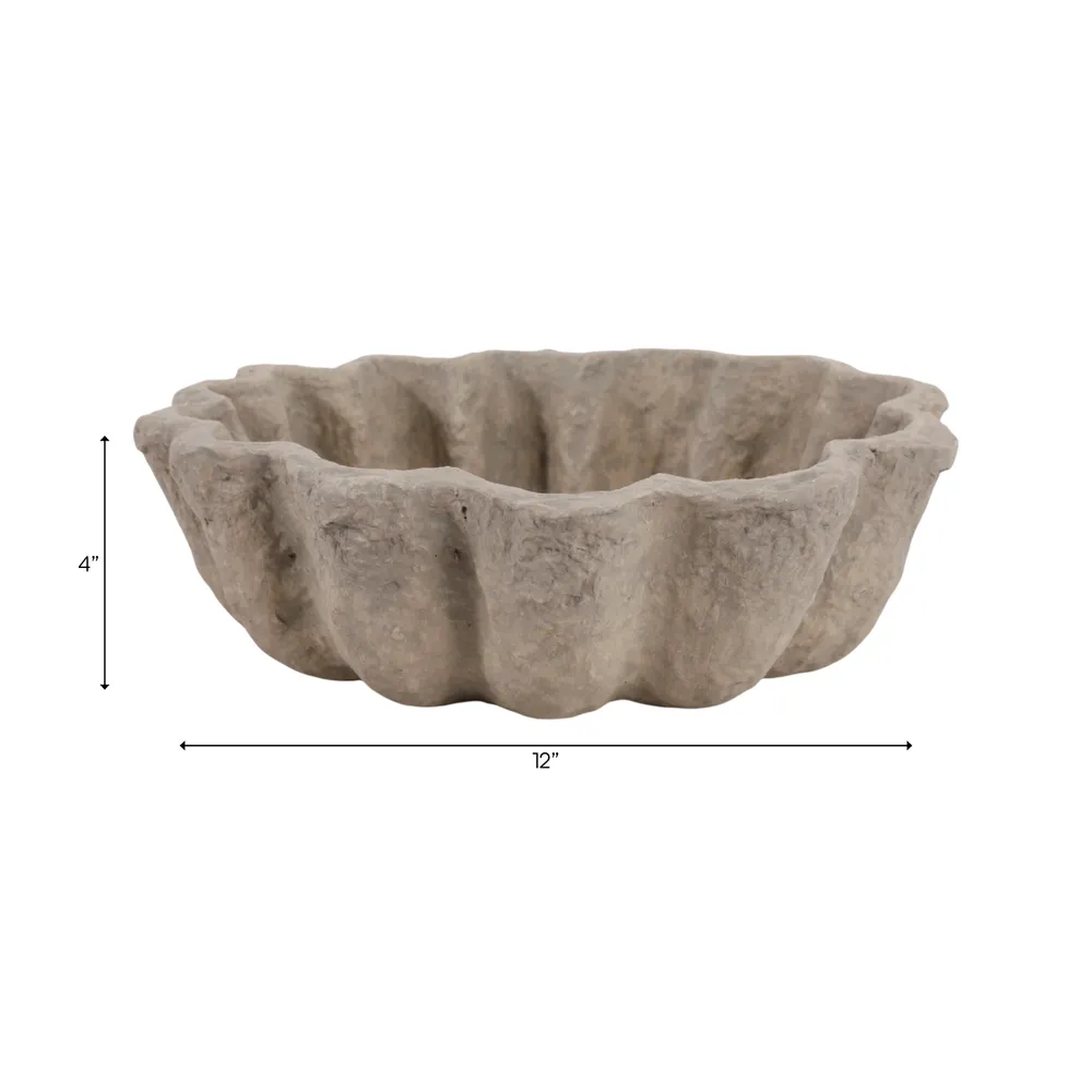 HADFIELDOAK TAN BOWL 4 (IN)