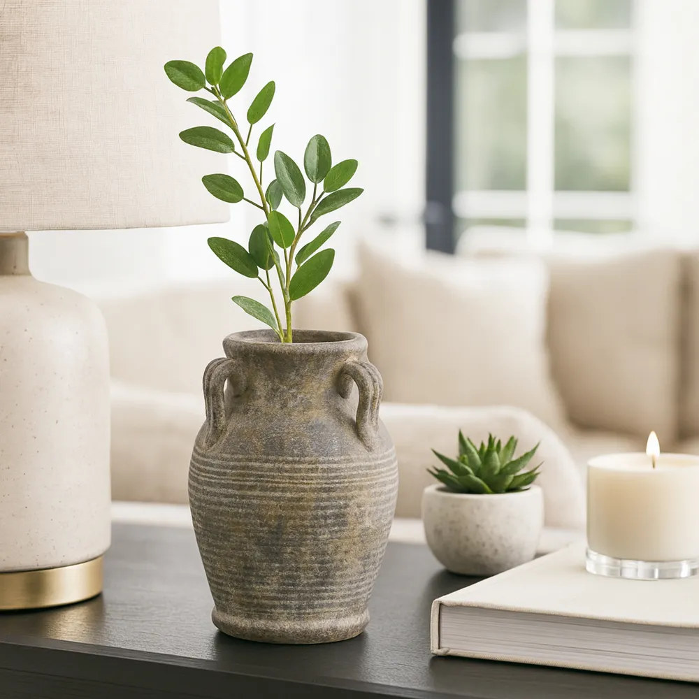 COHENWAY BROWN VASE 8 (IN)
