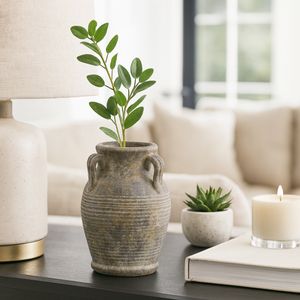 COHENWAY BROWN VASE 8 (IN) 11