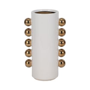 GARSONHAM WHITE VASE 10 (IN) 1