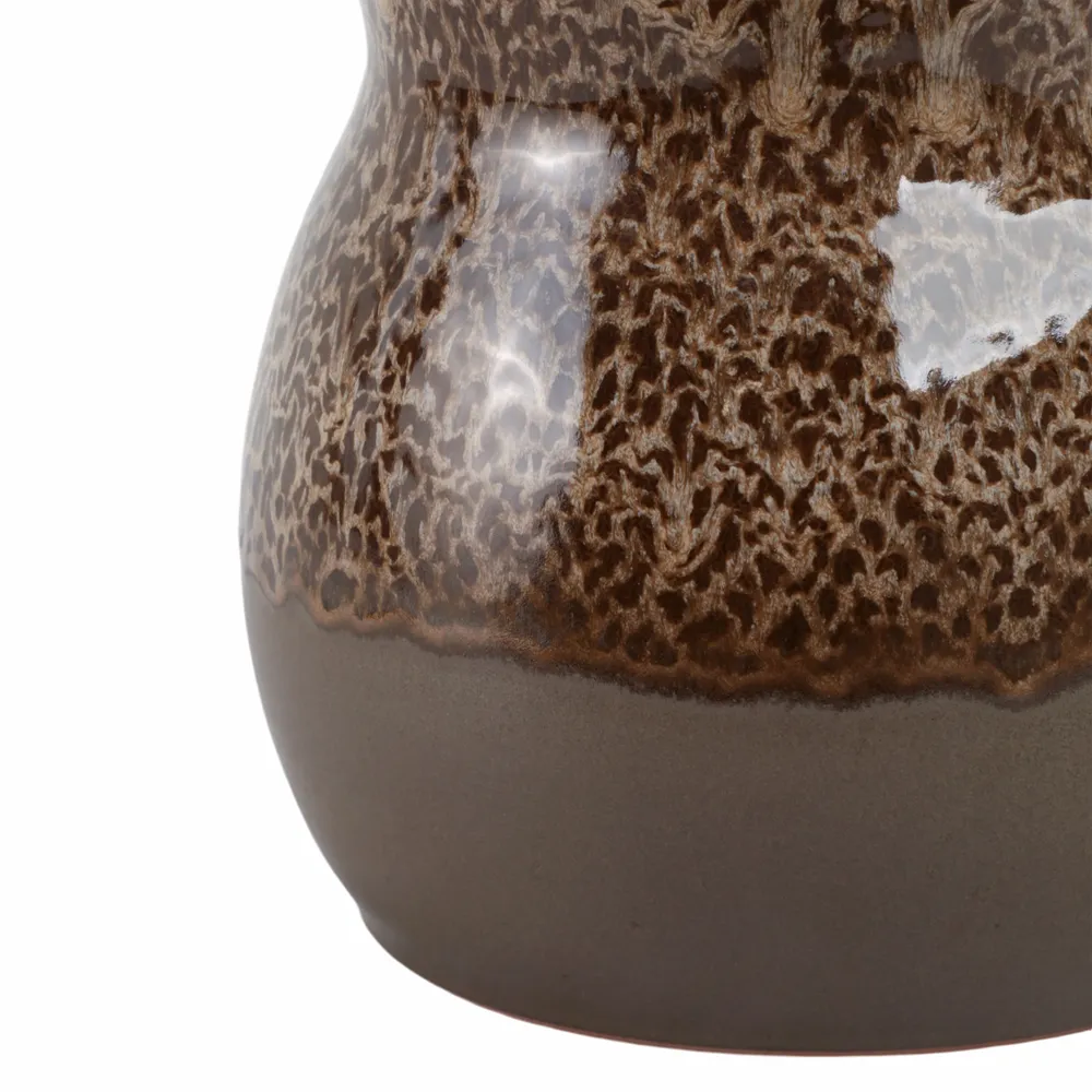 HARLEMHAVEN BROWN VASE 12 (IN)