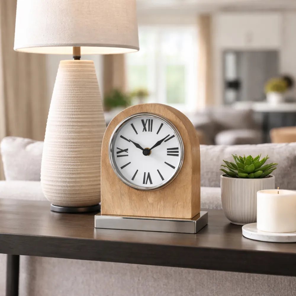 GRAYDONWELL TAN CLOCK 8 (IN)