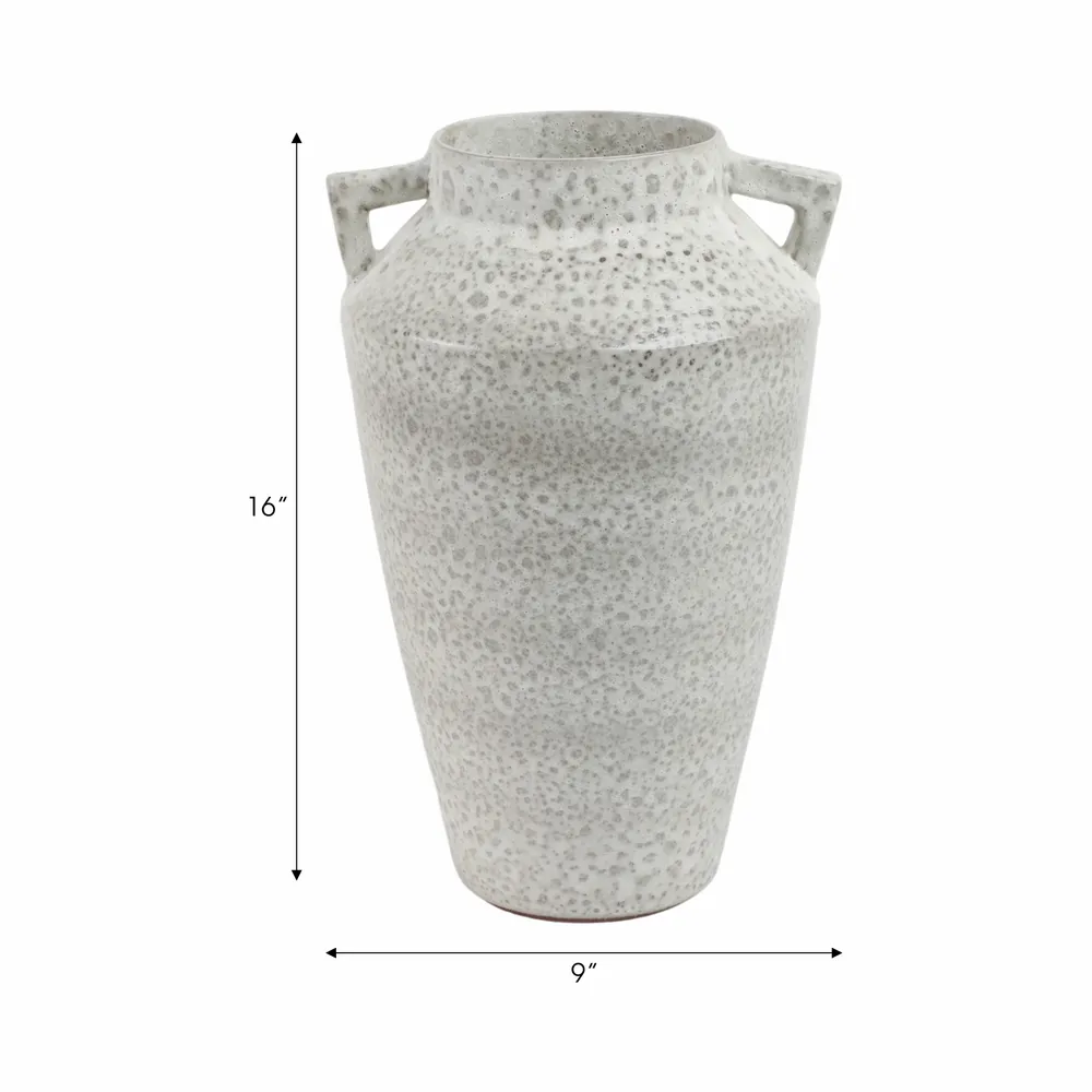 GENTRYRUN WHITE VASE 16 (IN)