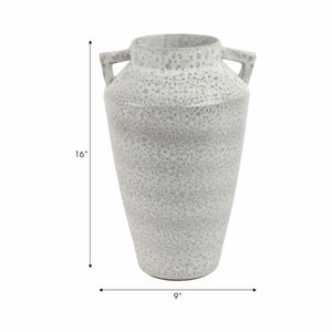 GENTRYRUN WHITE VASE 16 (IN) 9