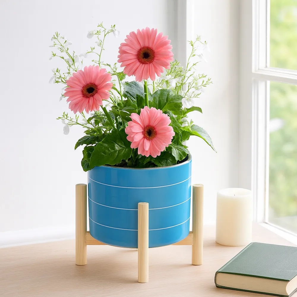 ALDERRUN BLUE PLANTER 9 (IN)